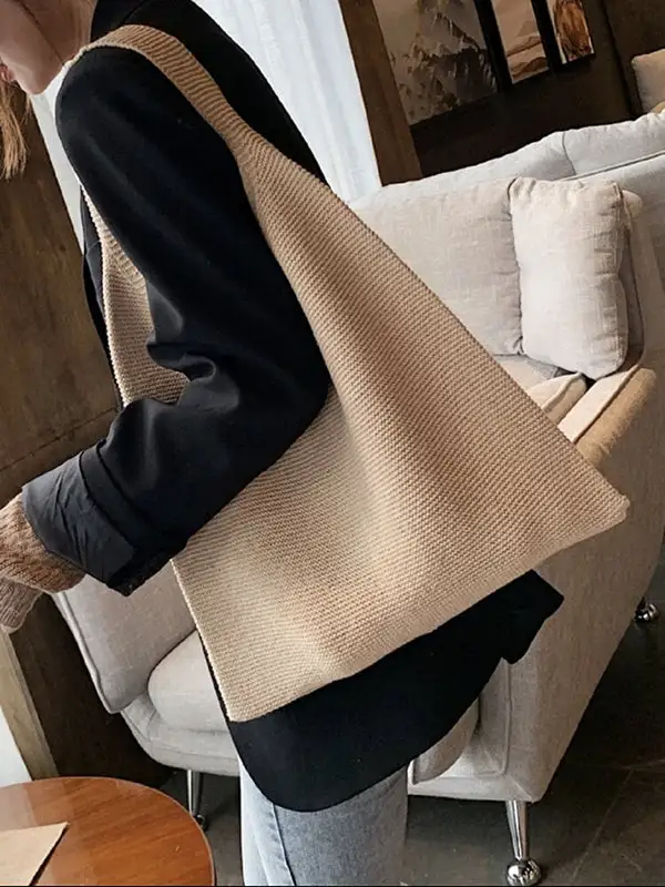 Classic Woven Vintage Shoulder Bag