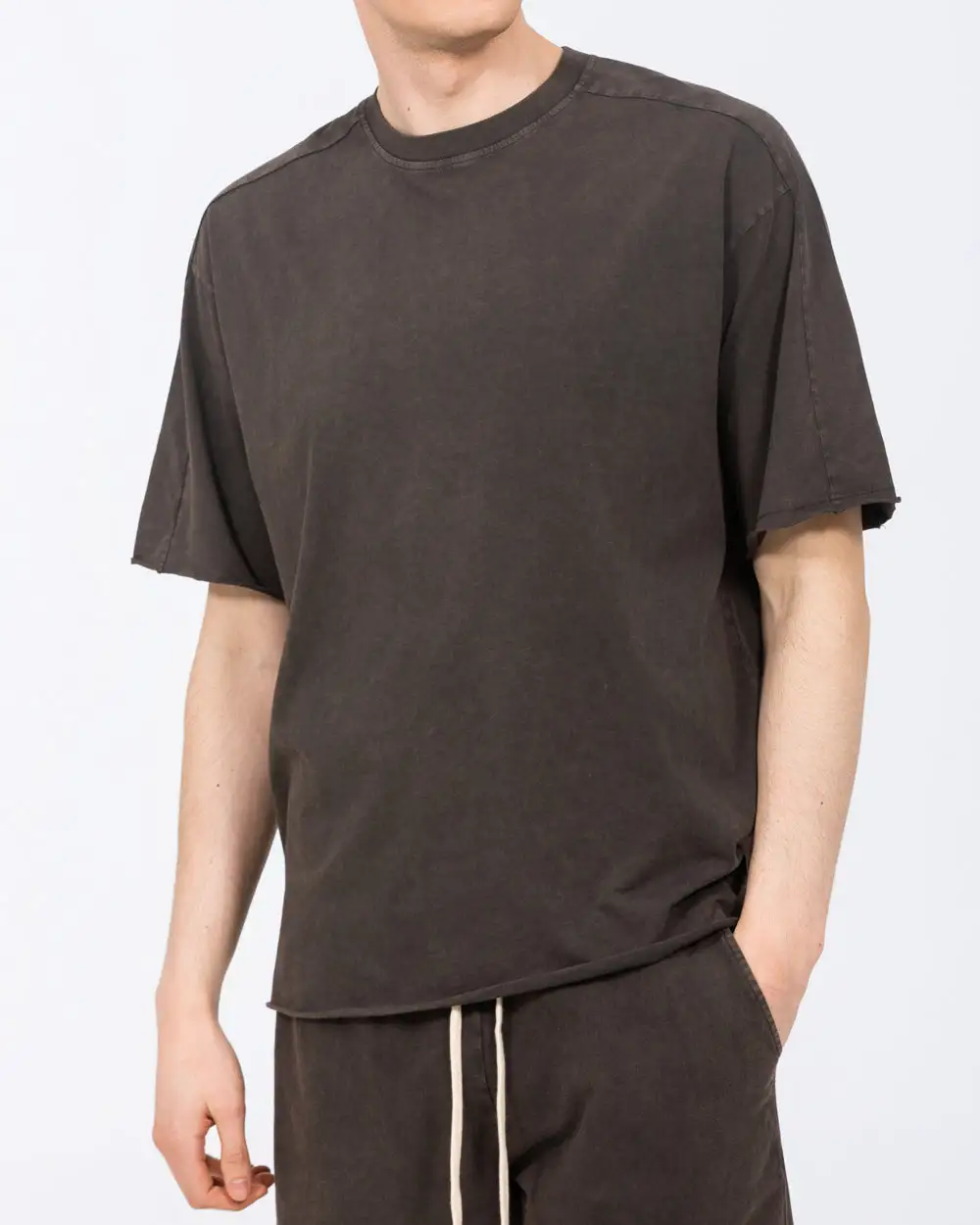 Relaxed Crew Neck Short Sleeve T Shirt