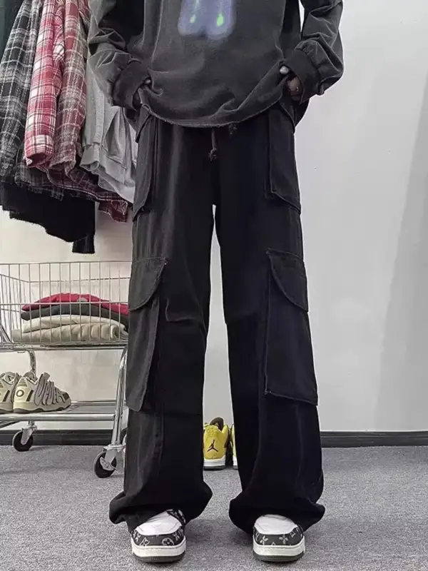 Men's Loose Fit Multi Pocket Cargo Pants