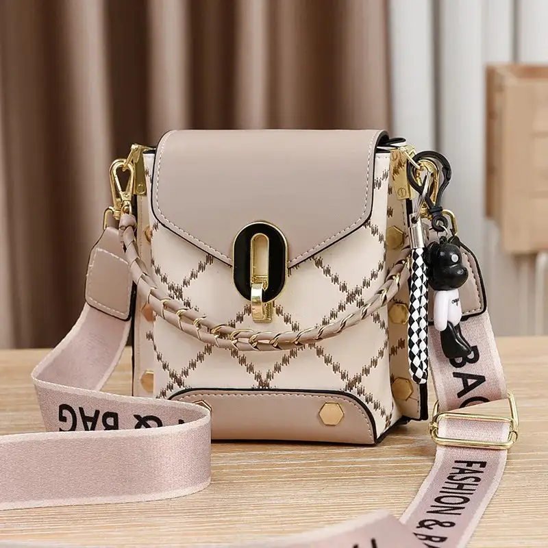 Structured Canvas Crossbody Bag