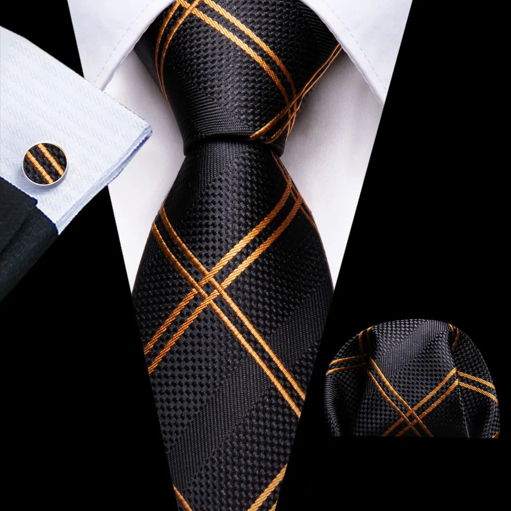 Plaid Formal Necktie Set