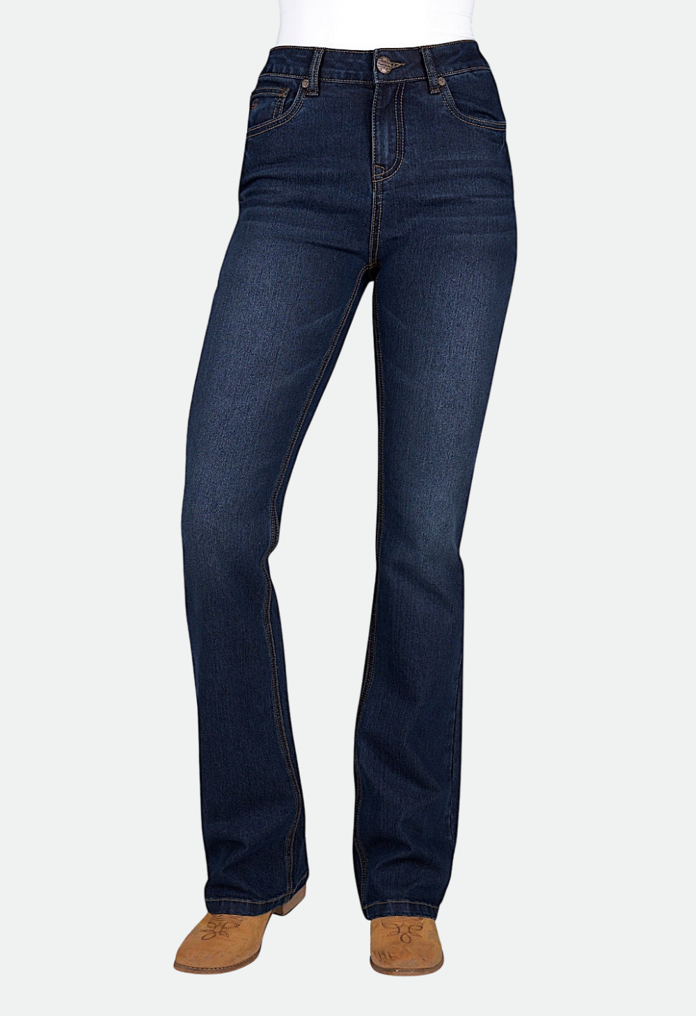 Women's Soft Bootcut High Rise Jeans