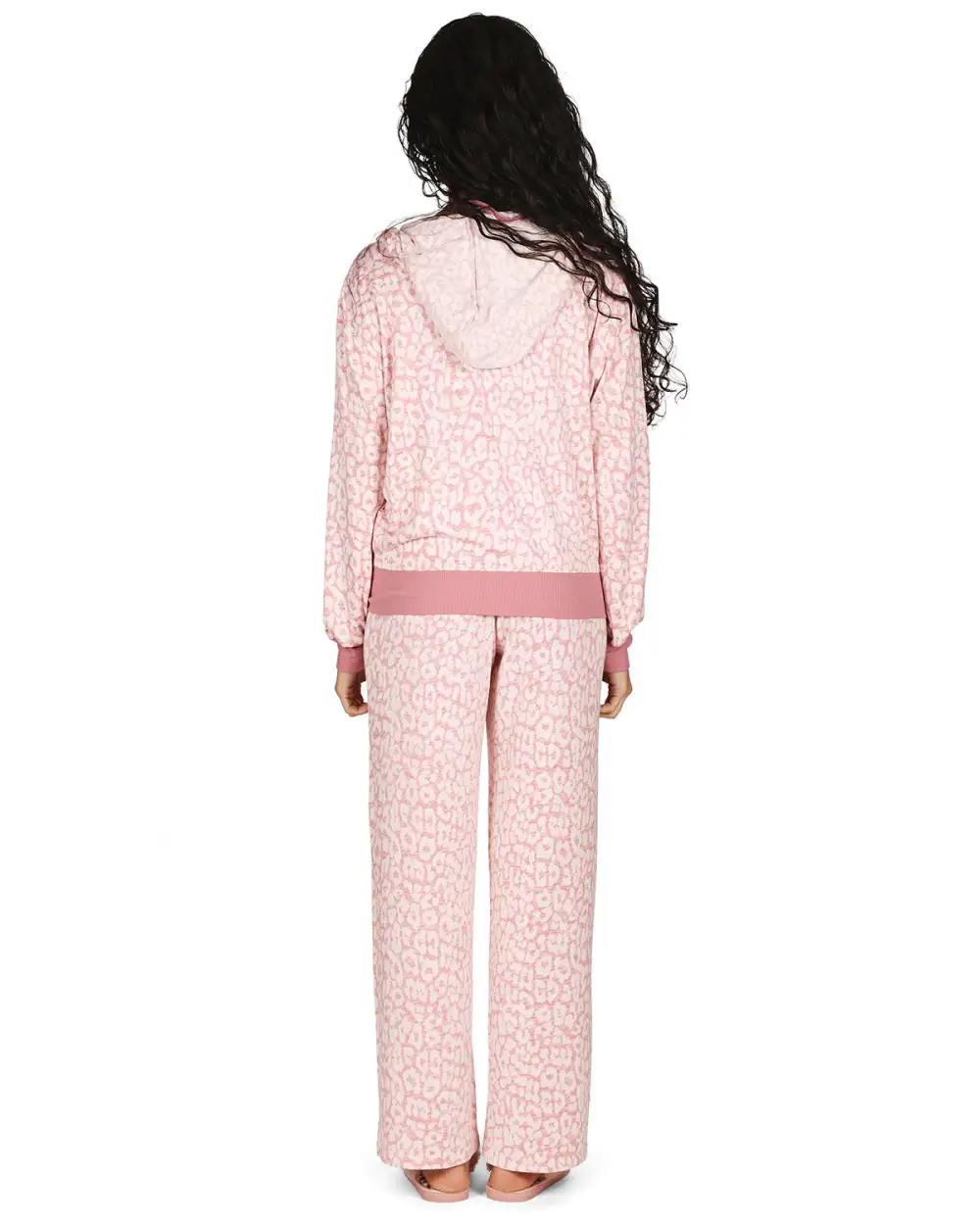 S Soft And Cozy Allover Leopard Print Lounge Pants