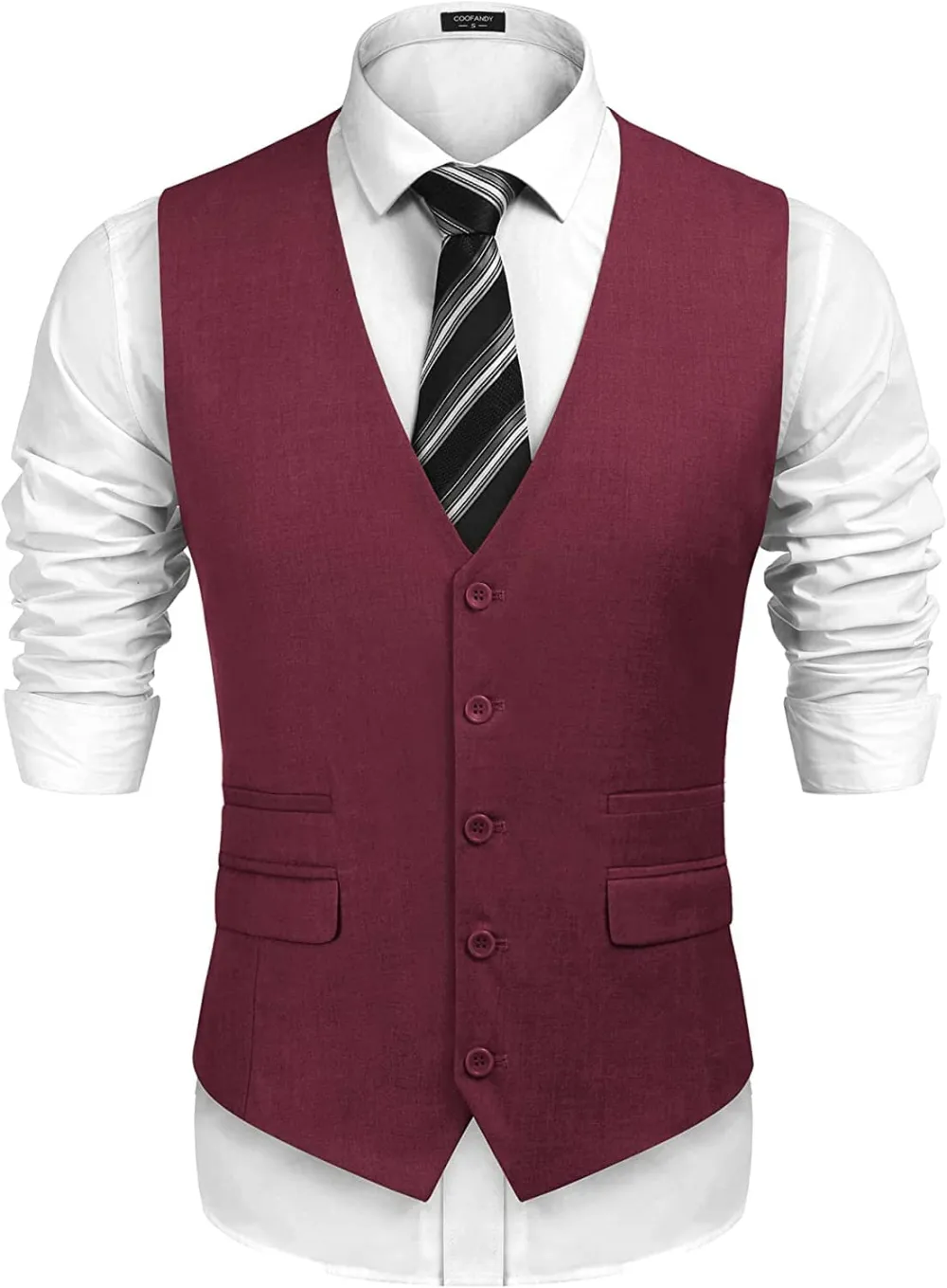 Slim Fit Business Suit Vest Jacket