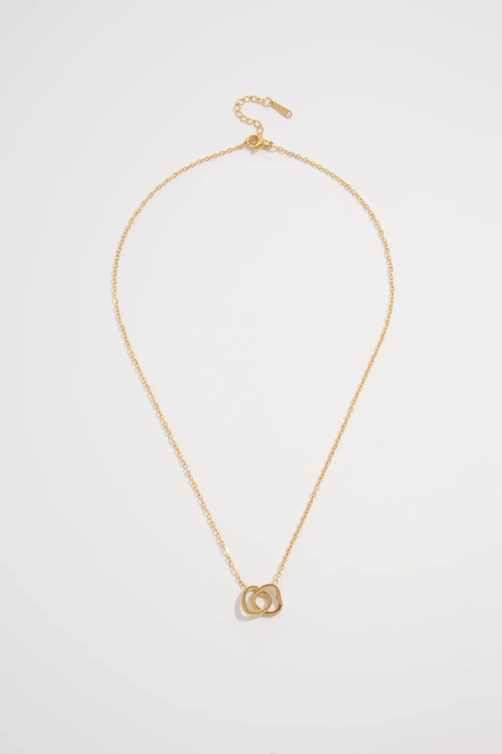 Heart Interlocking-Loop Necklace