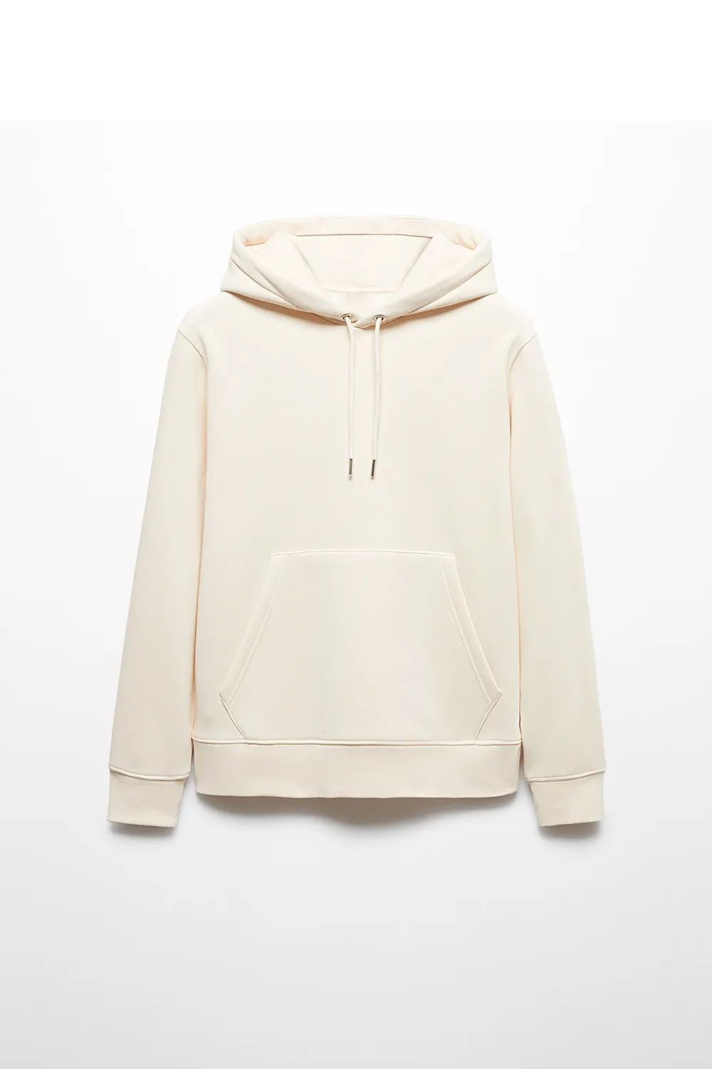 Solid Color Front Pocket Casual Hoodies