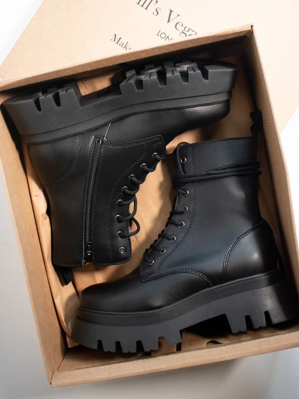 Water Resistant Track Sole Everyday Boots