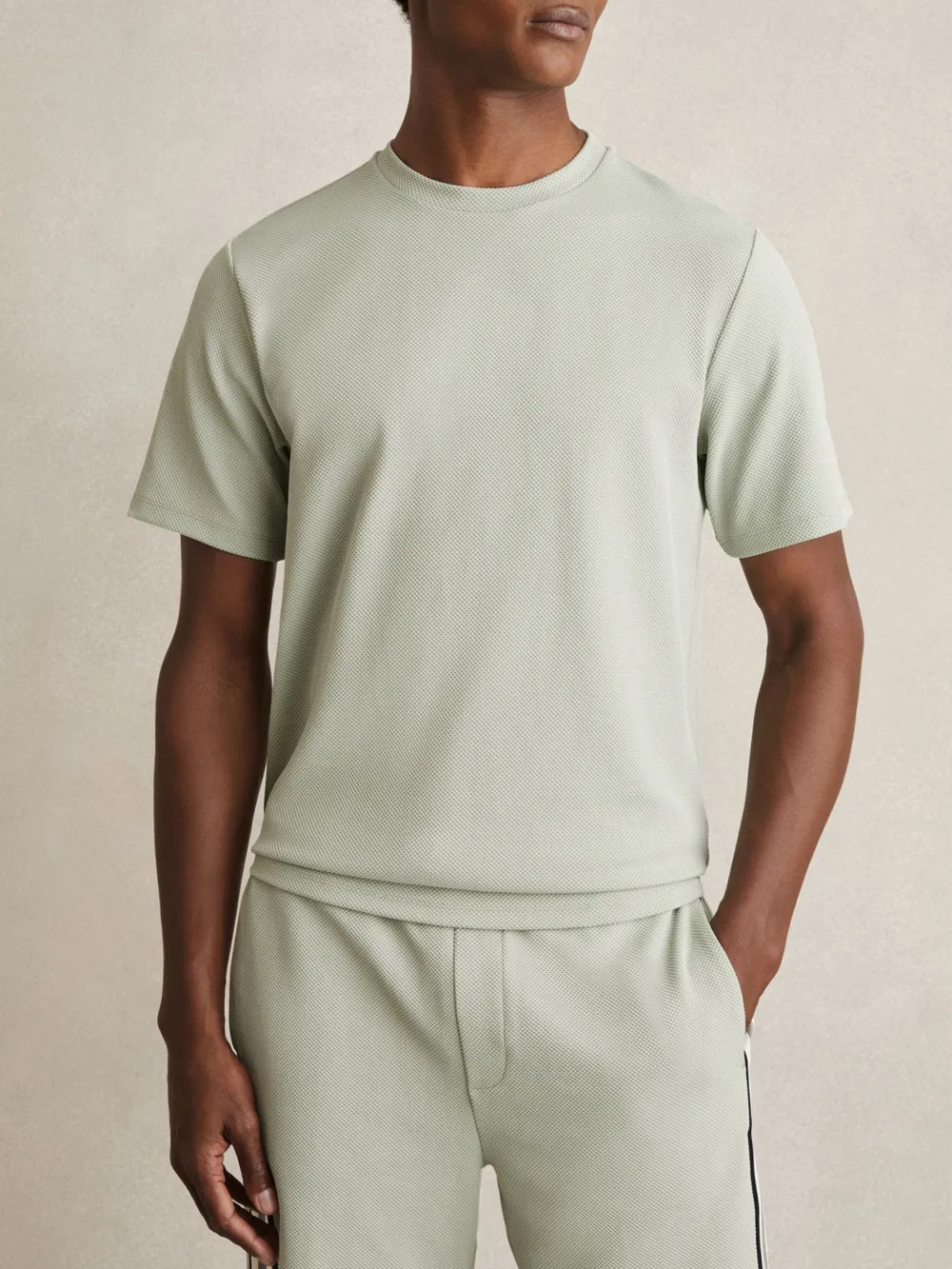 Solid Color Casual All-Match Men's Short Sleeve