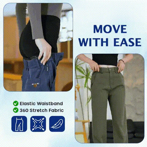 🔥Hot Sale💥Women's Multi-Pocket Stretch Comfort Pants🔥8-Pack - All Colors Included