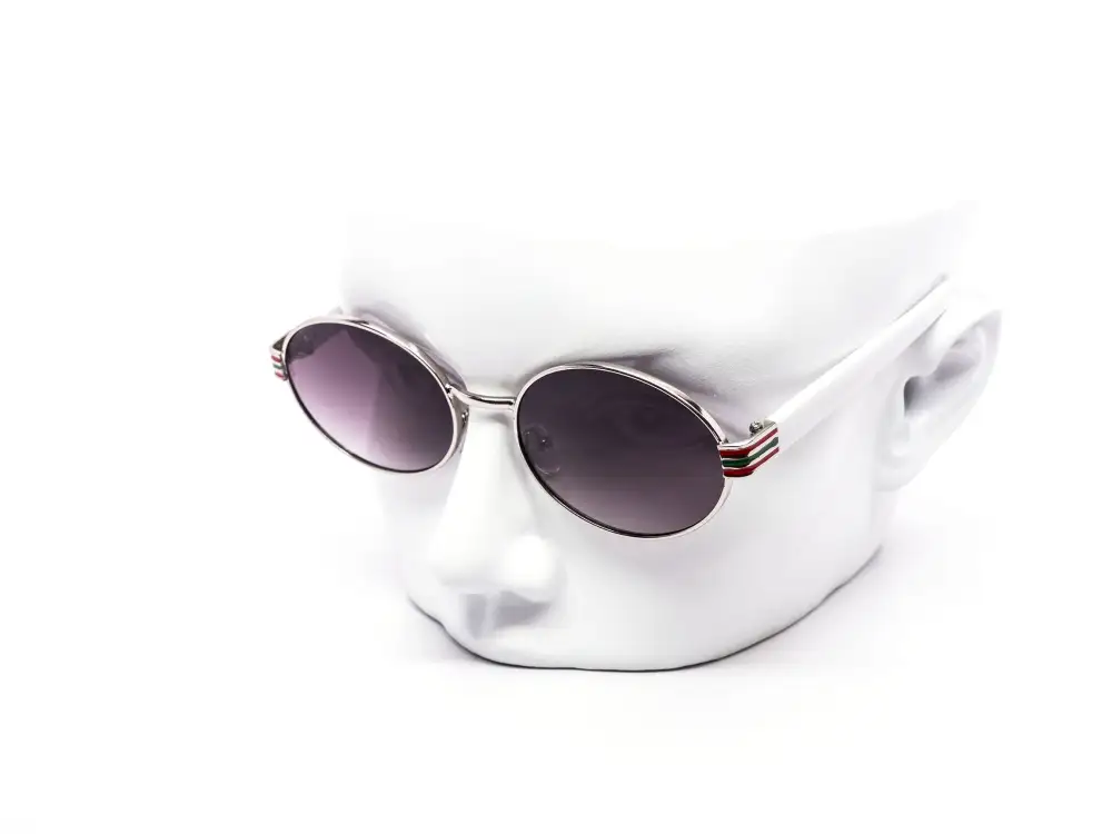 12-Pack Metal Oval Gradient Sunglasses