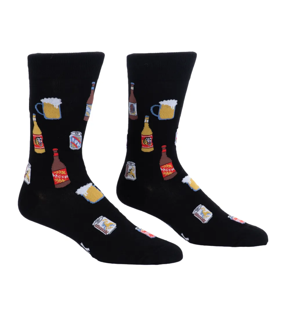 Refined Modern Playful Graphic Crew Socks