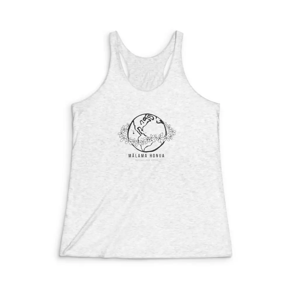 Earth Care Graphic Racerback Tank