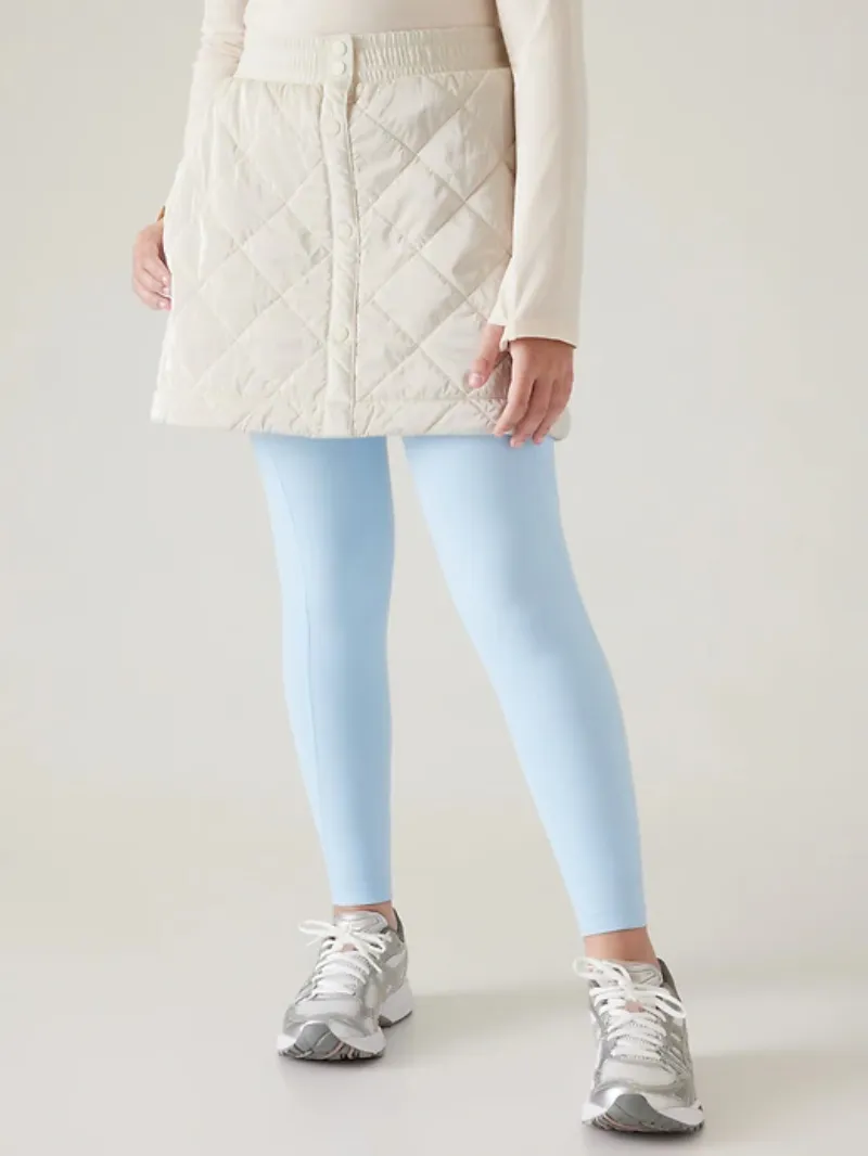 White Quilted Mini Skirt For Cozy Casual Style