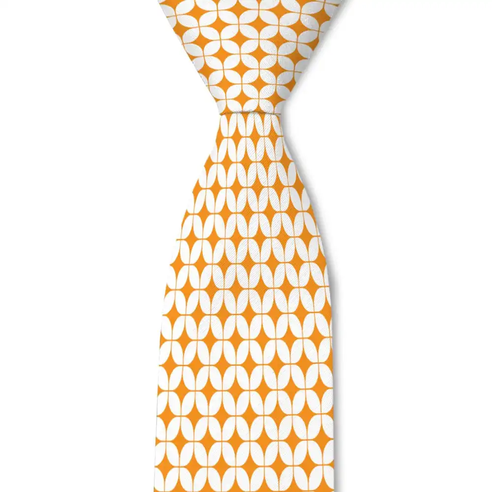 Structured Novelty Pattern Necktie