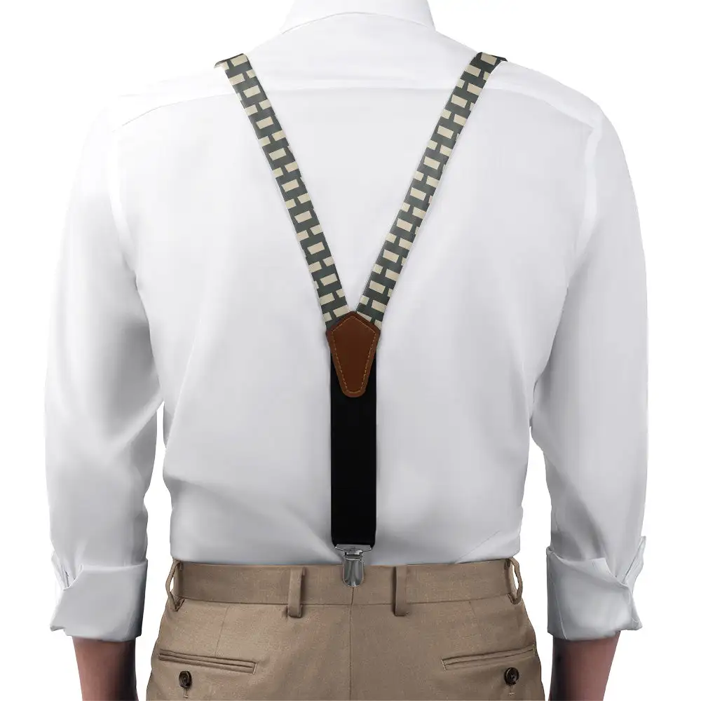 Linear Outline Motif Suspenders