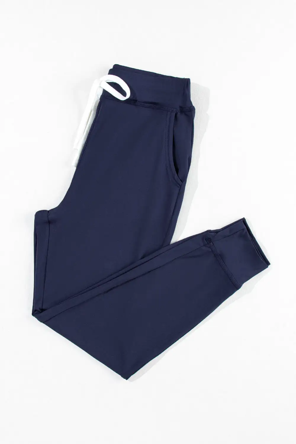 Slim-Fit Drawstring Elastic-Waist Pocketed Jogger Pants