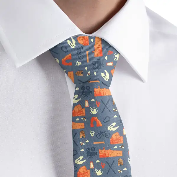 Timeless Heritage Emblem Theme Necktie