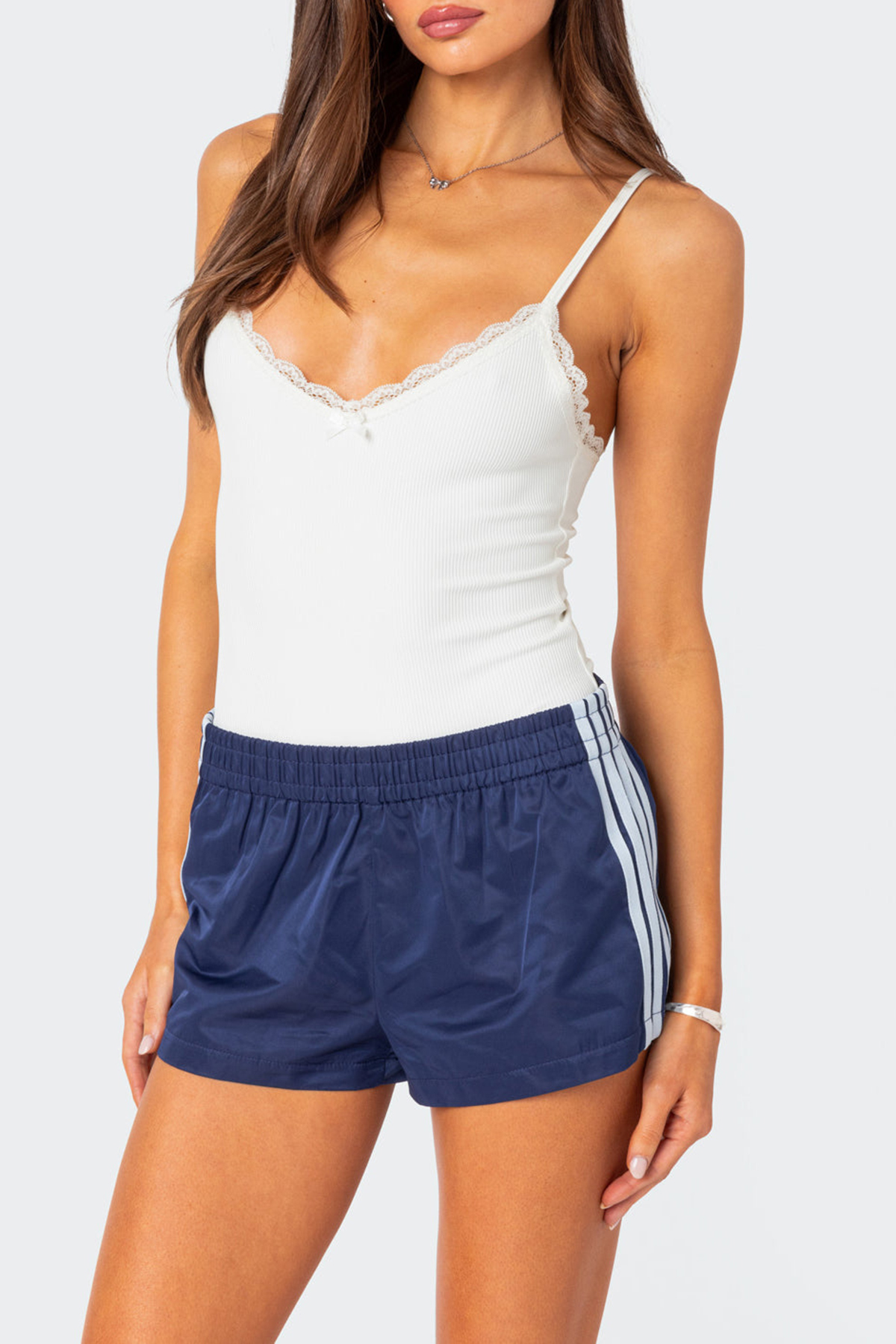 Ribbed Bodysuit White