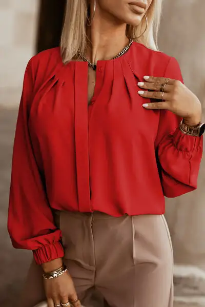 Relaxed Crew Neck Shirt
