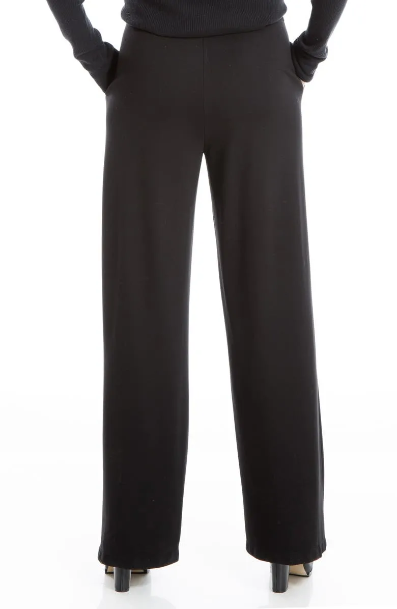 Easy Wide Leg Ponte Knit Pants