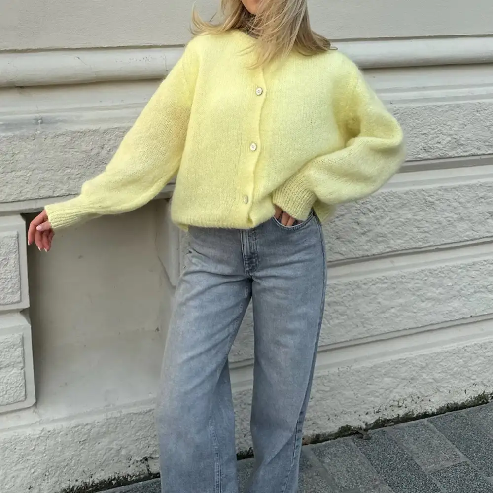 Modern Knit Long Sleeve Cardigan