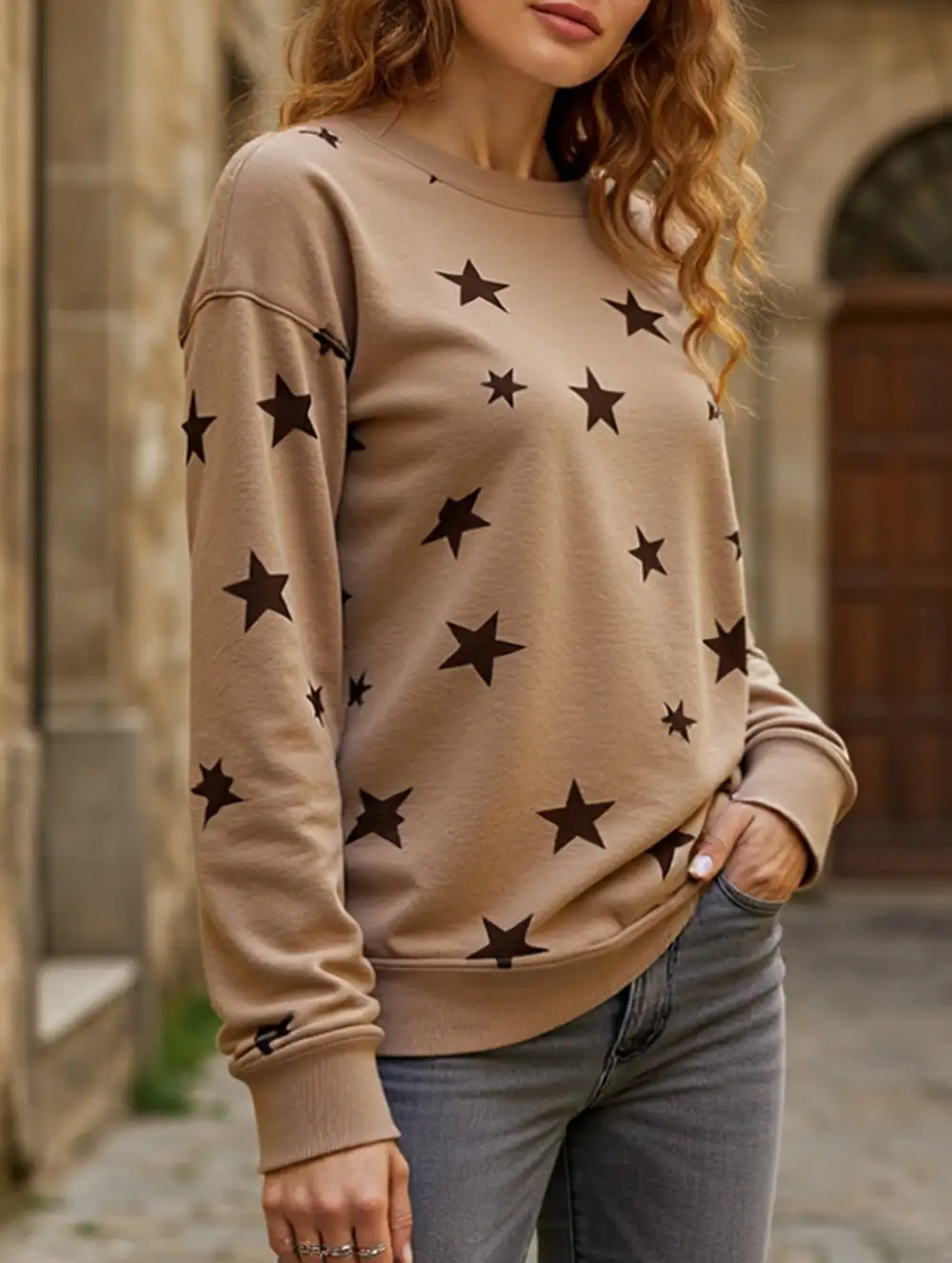 Loose Large Size Long-Sleeved Tee