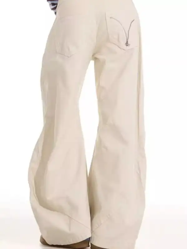 Men's Full Size Wide Leg Pants Plus Size