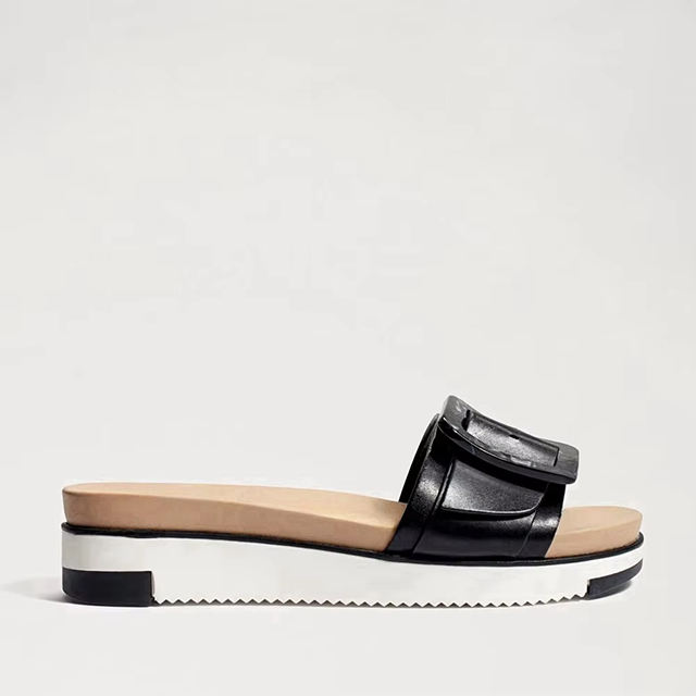 Solviera Thick Sole Round Toe Flats