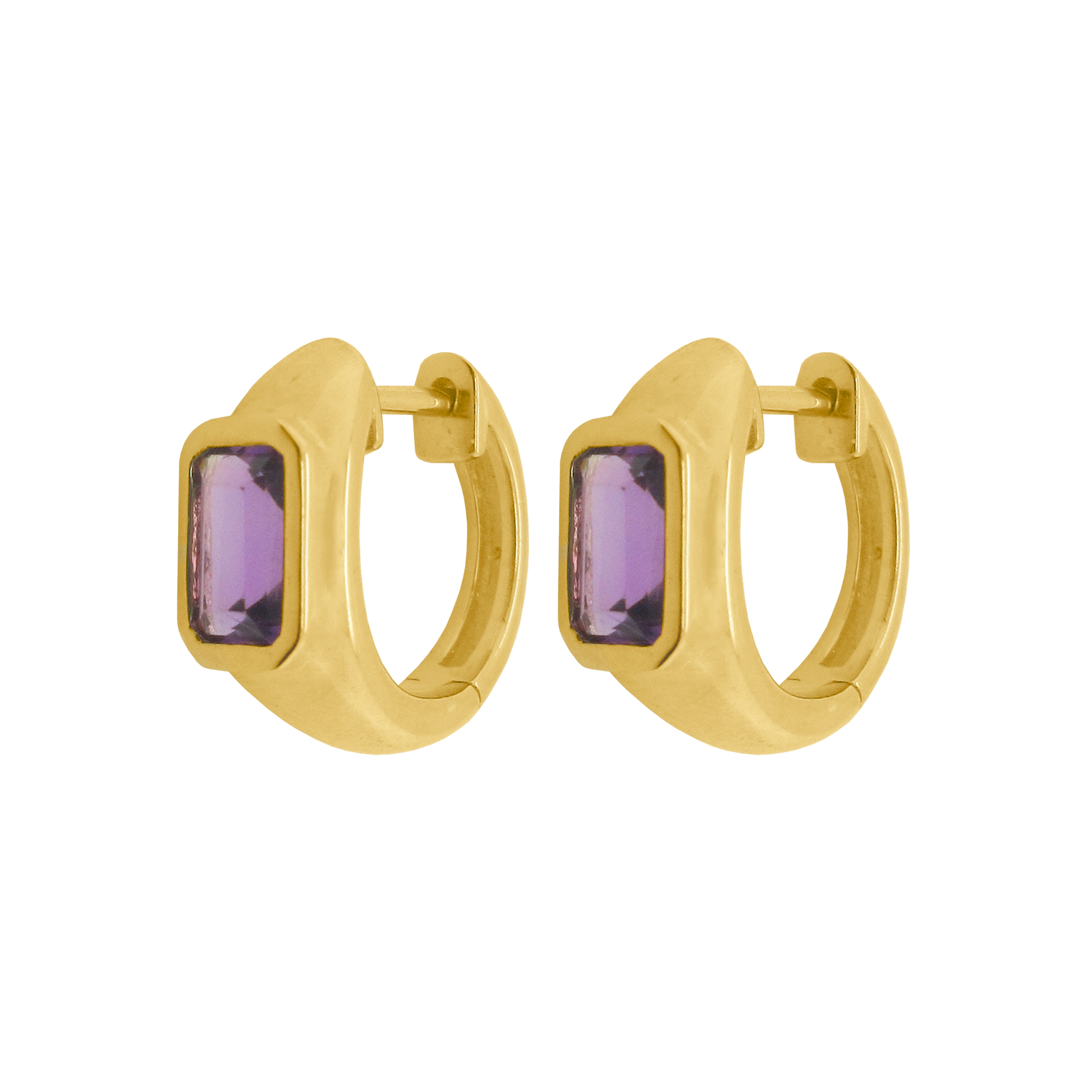 Modern Classic Huggie Earrings