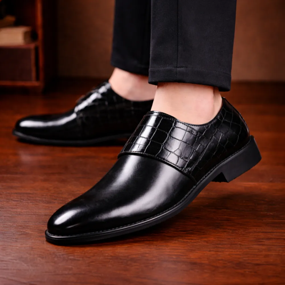 Textured Leather Shoes