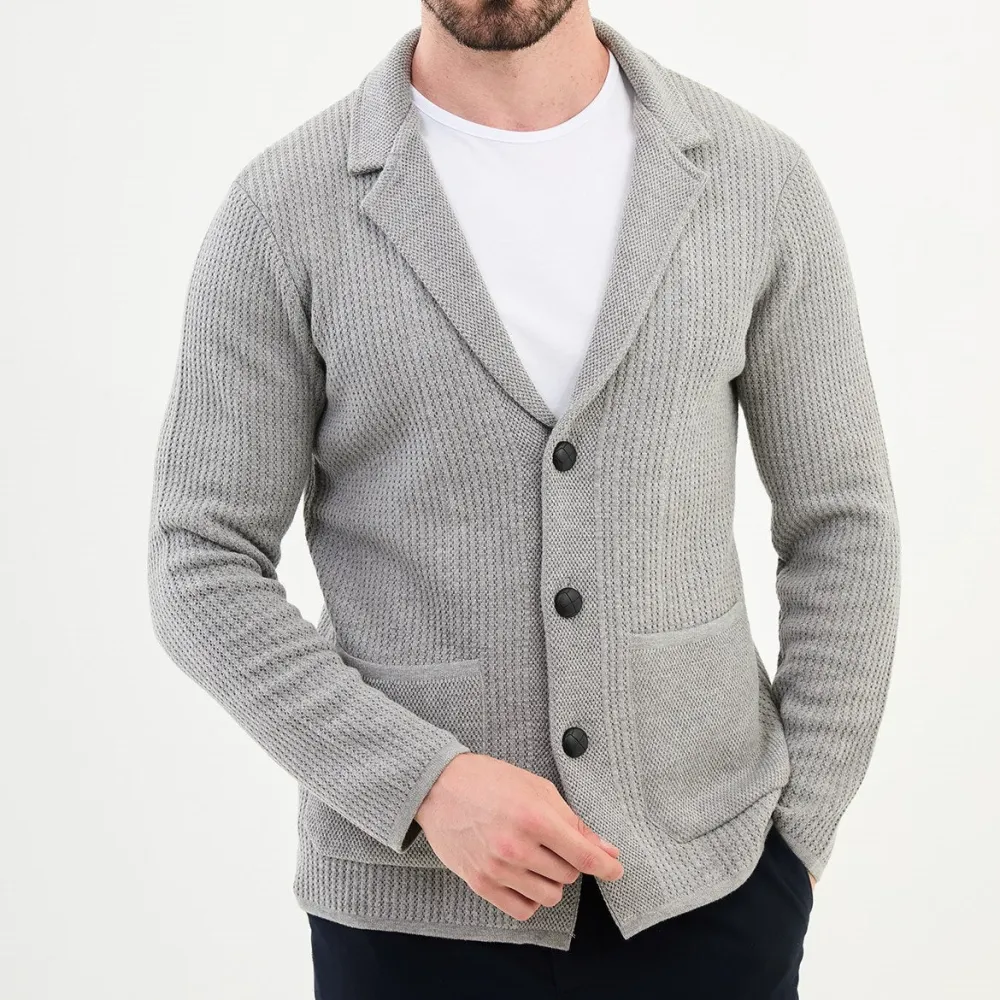 Classic Long Sleeve Knit Cardigan