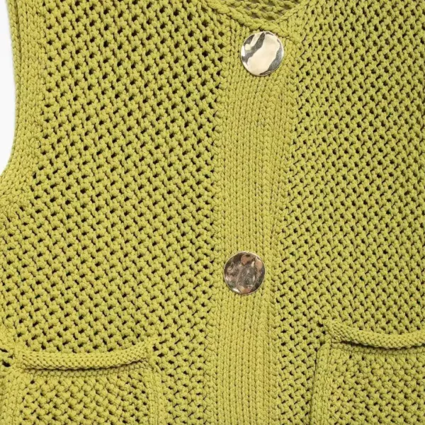 Knit Sleeveless Sweater Vest