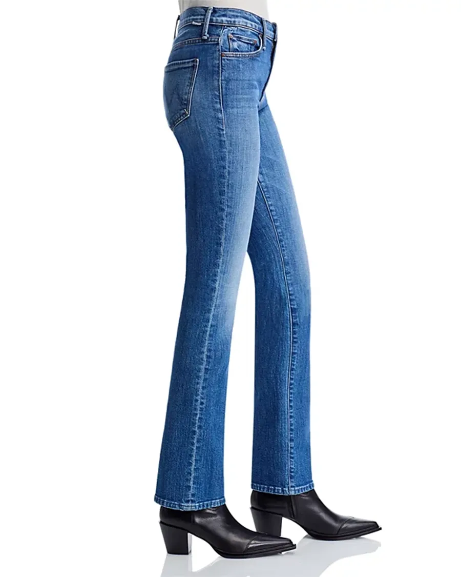 Blue Faded and Whiskered Jeans