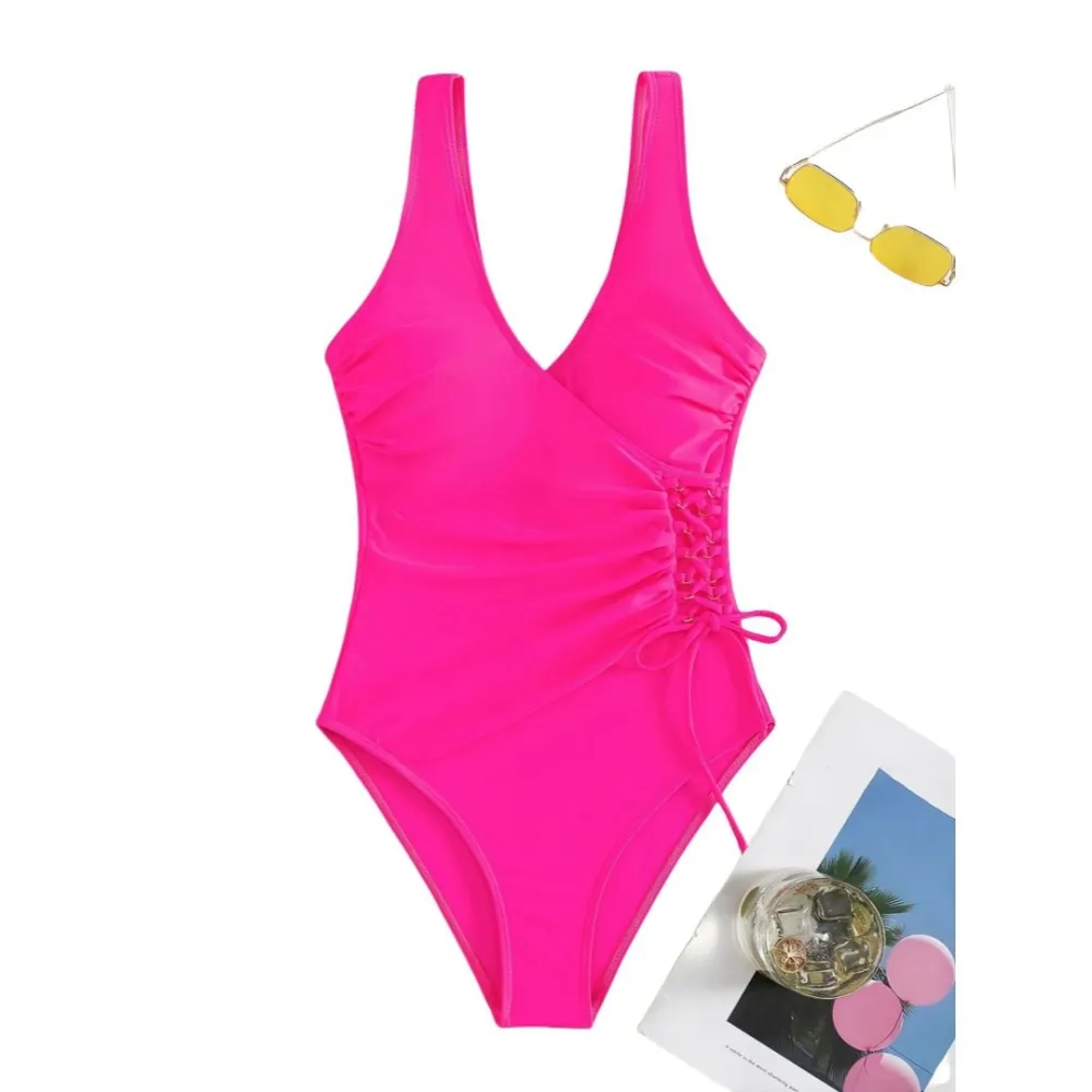 High Waist One Piece Swimsuit