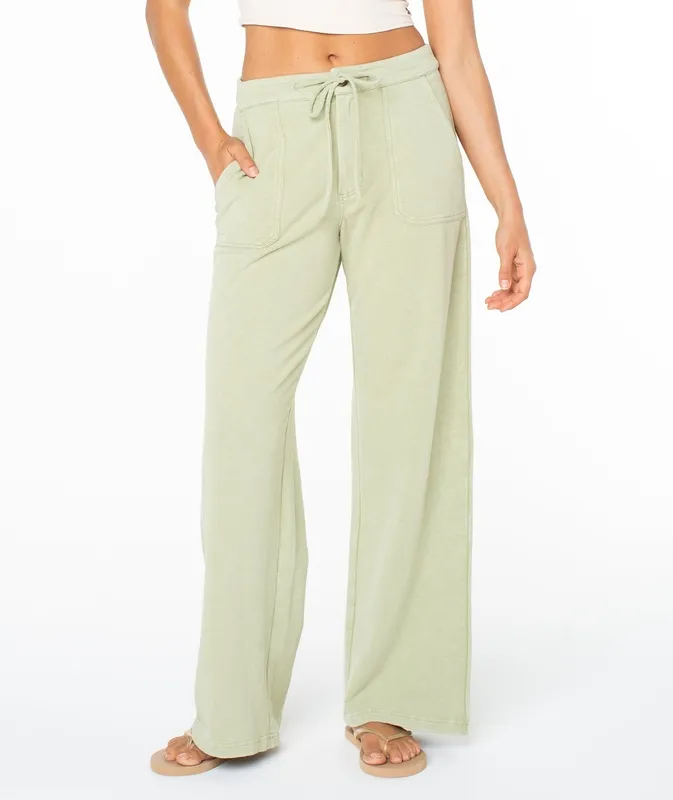 Clean Wide Leg Woven Pants