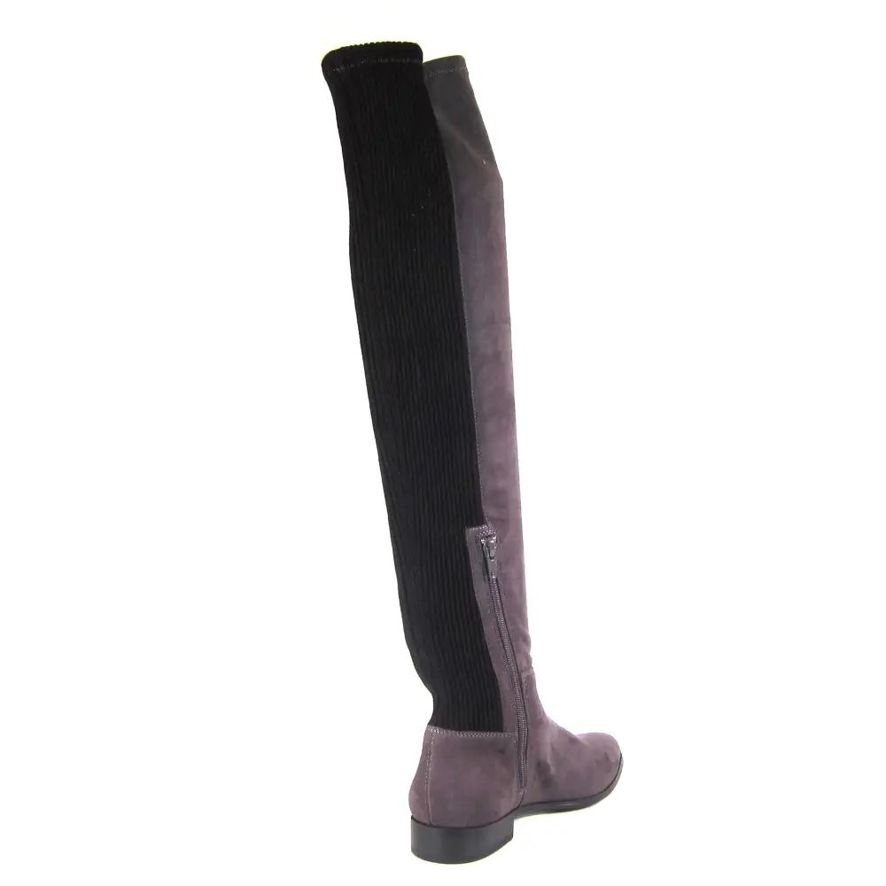 Block Heel Over The Knee Boots
