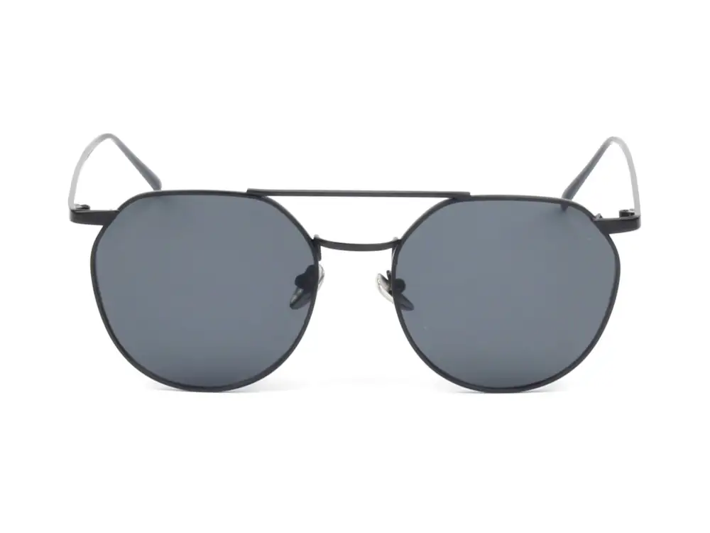 Vintage Round Mirrored Flat Lens Sunglasses