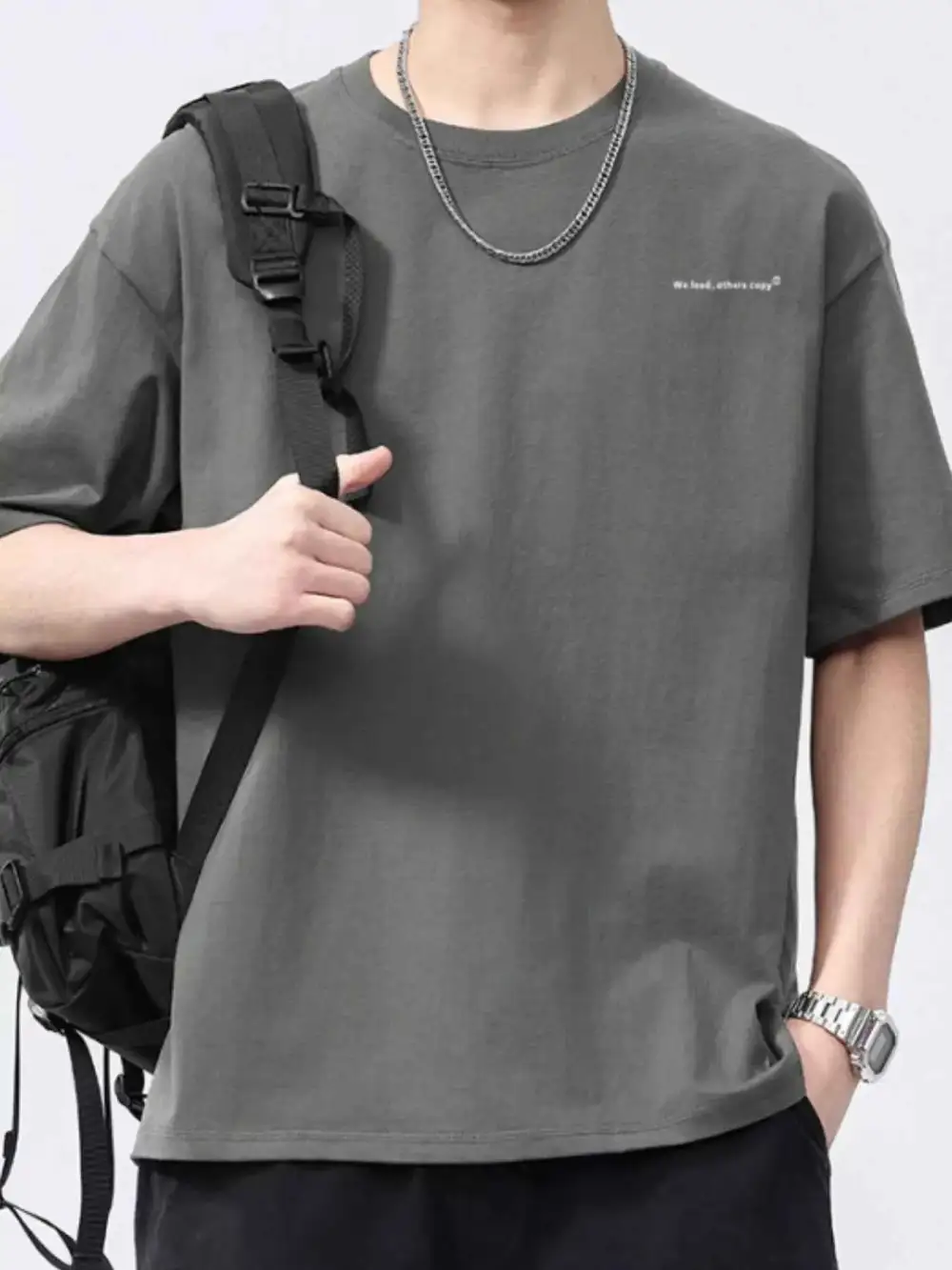 Soft Touch Round Neck Short Sleeve T-Shirt