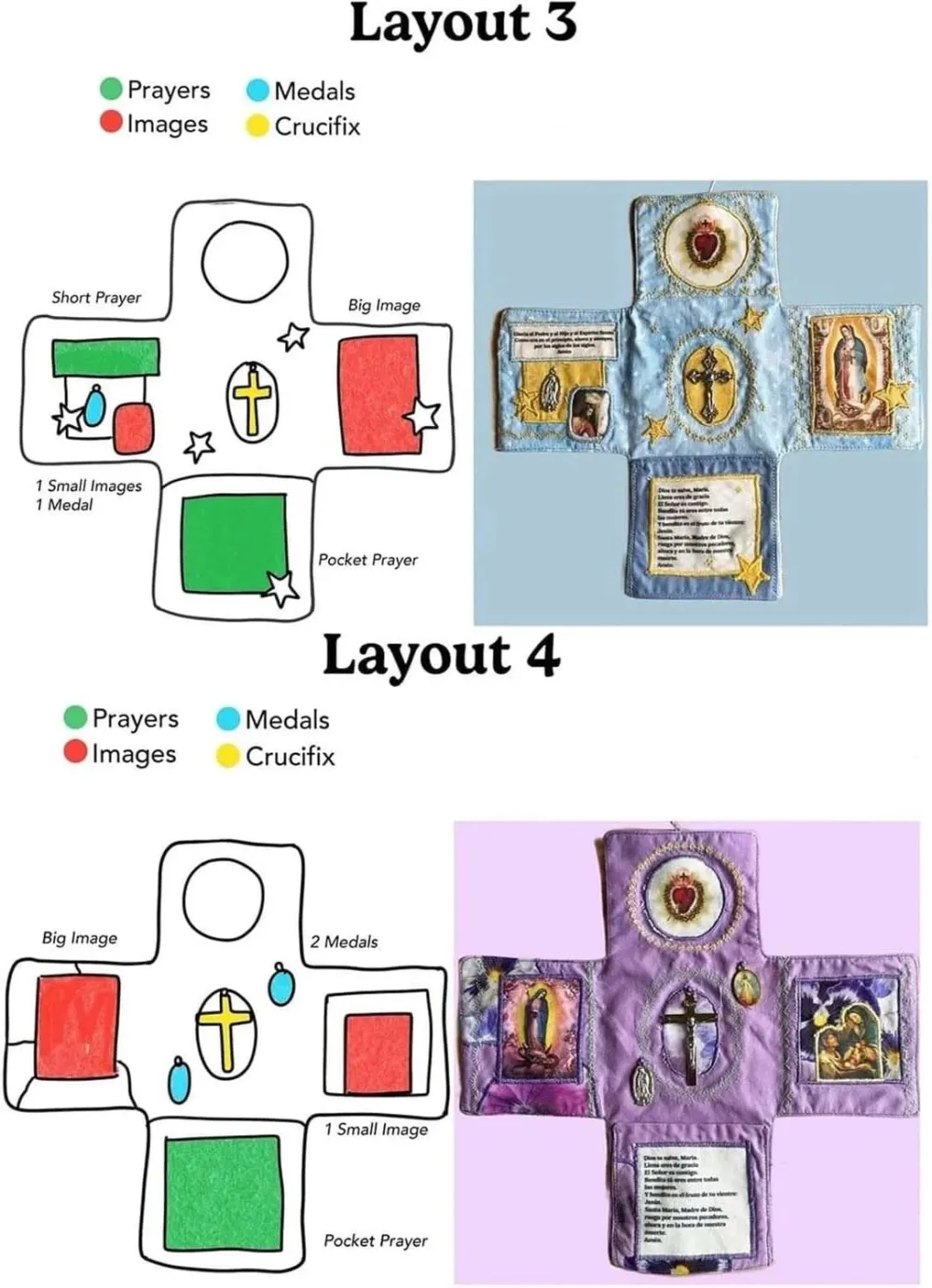 Religious Pocket Prayer Carpet