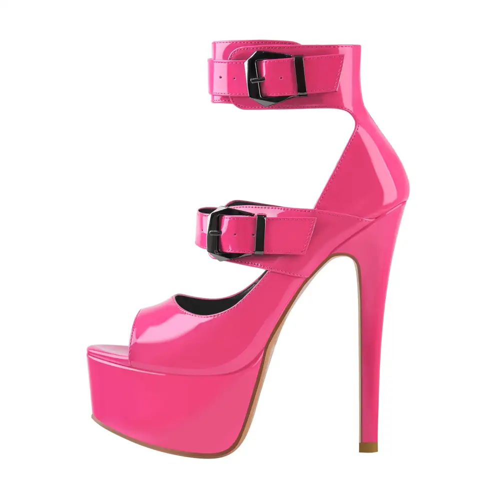 Peep Toe Platform Stiletto Sandals