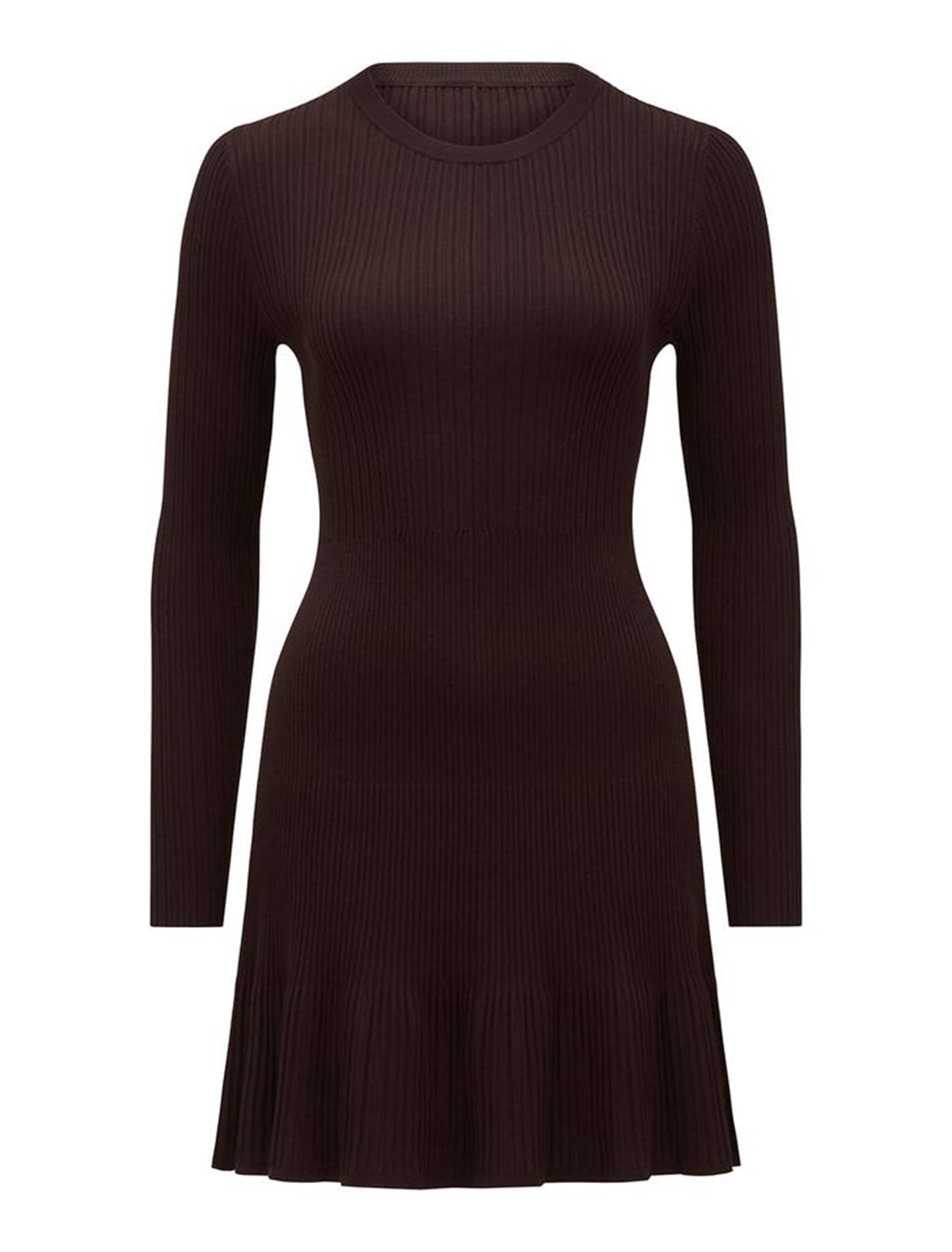 Ribbed Knit Mini Dress