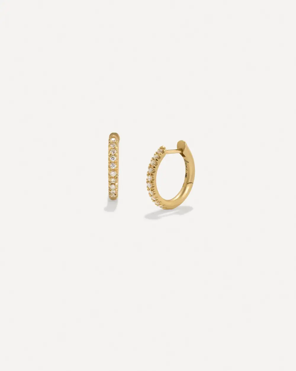 Classic Pave Huggie Earrings