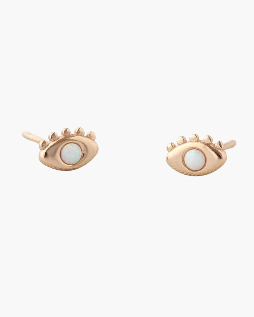 Textured Eye Stud Earrings