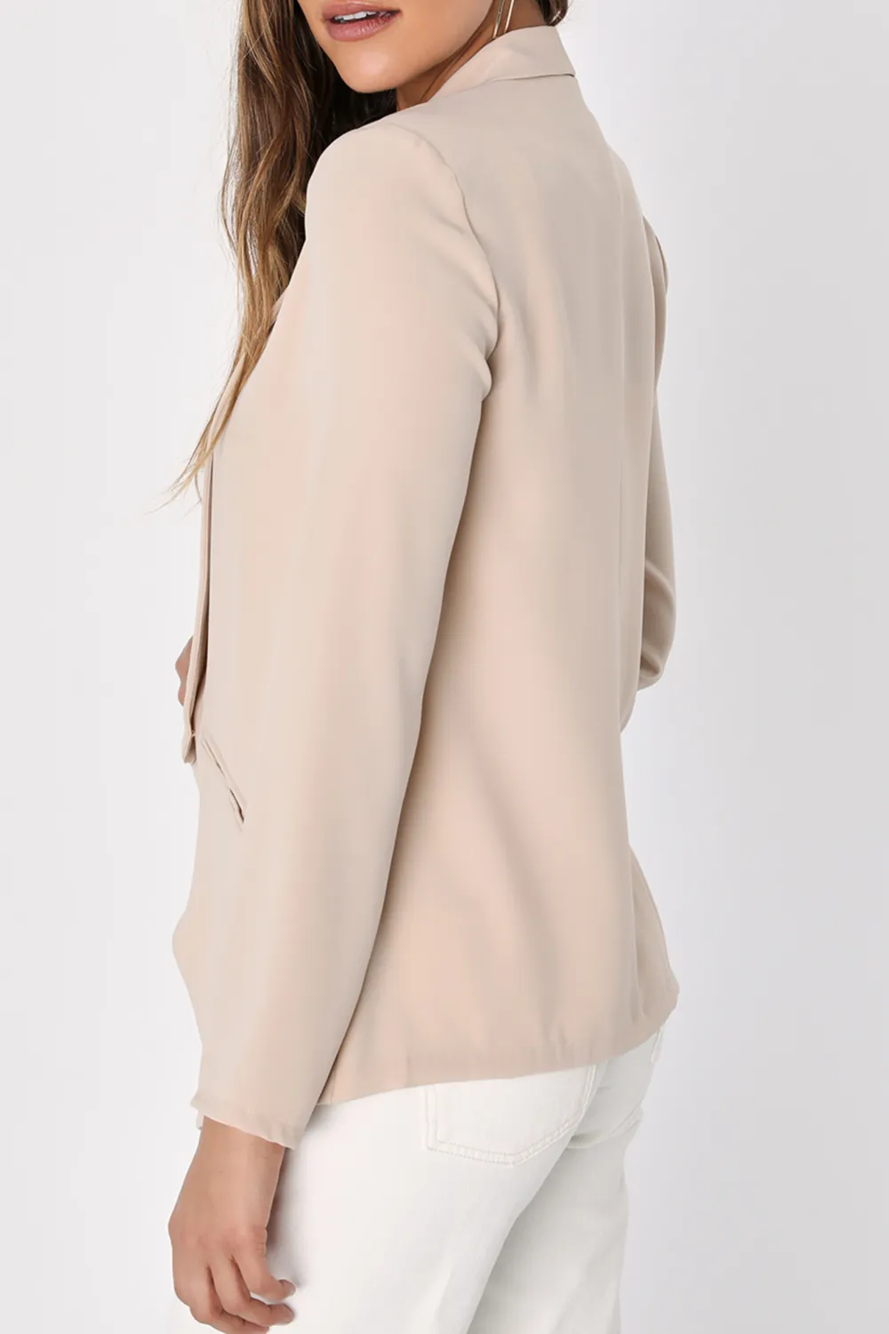 Casual Style Long Sleeve Lightweight Blazer