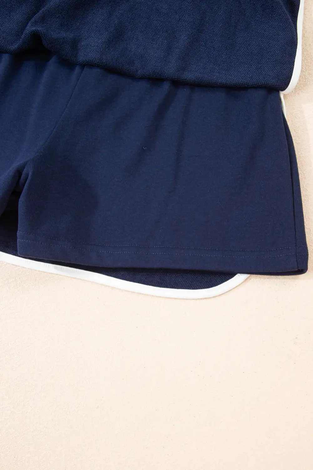 Fitted Printed Varsity Detail Coordinated Set