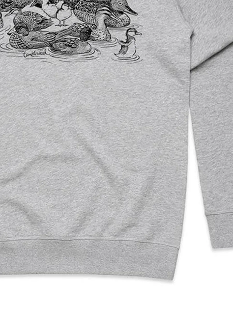 A versatile casual sports shirt with a simple duck-pattern design