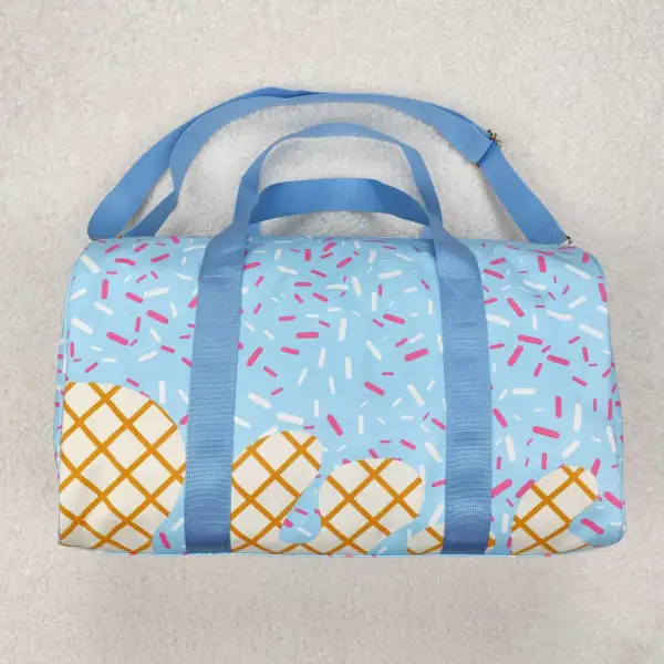 Travel Bag, Backpack, Lunchbox Bag, Three-Piece Set Blue