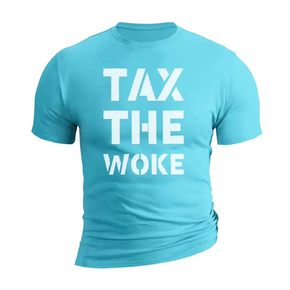 TAX THE WOKE GRAPHIC TEE