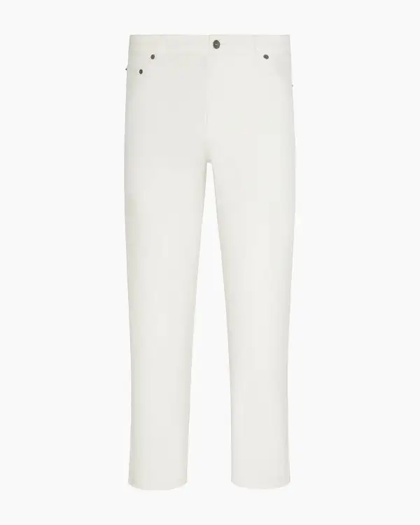 Linen Denim Five-Pocket Pants