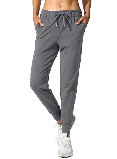 7PACK-Women'S Athletic Pants With Adjustable Drawstring Pockets For Running, Lounging, Workout, And Jogging